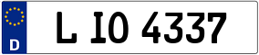 Truck License Plate